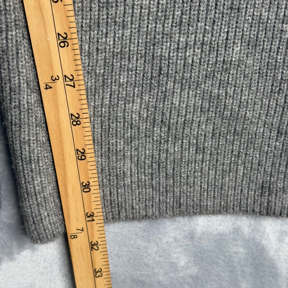 New Sincerely Jules High Rise Flare Leg Roll Top Pants‎ Womens S Grey Knit - Picture 9 of 10